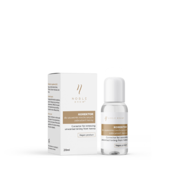 Korrekturflüssigkeit zur Entfernung von Verunreinigungen durch Henna-Puder von Noble Brow