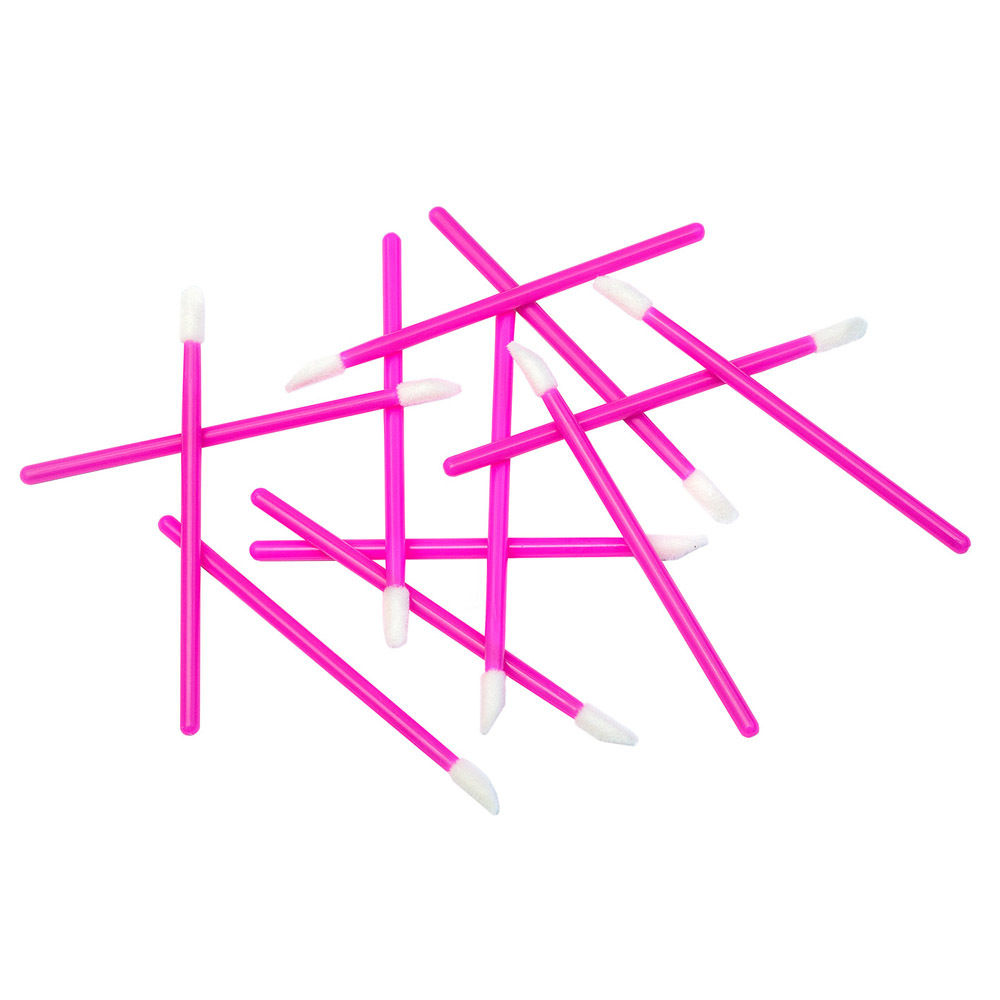 Faserfreie Veloursapplikatoren - Rosa