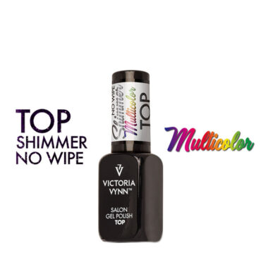 Gel Polish Top No Wipe Shimmer Multicolor
