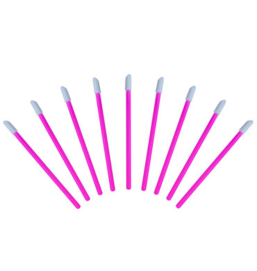 Faserfreie Veloursapplikatoren - Rosa