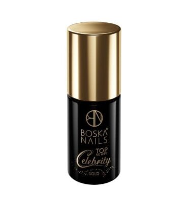 Top Celebrity Gold No Wipe Boska Nails 6 ml