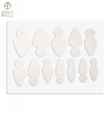 Boska Nails French Silikon Pads Dual Forms Mandel Short 12 Stuck