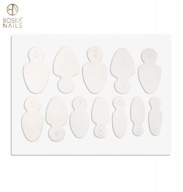 Boska Nails French Silikon Pads Dual Forms Oval Short 12 Stuck