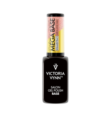Gel Polish Mega Base Shimmer Peach 8 ml
