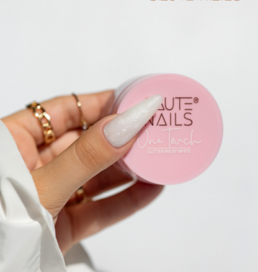 Gel One Touch Glitter Milky White 50g