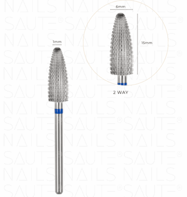 Maniküre-Fräser Saute Nails F Carbide Bit Sn04