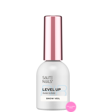 Gel in Bottle One Phase Level UP Snow Veil 8 ml Saute Nails